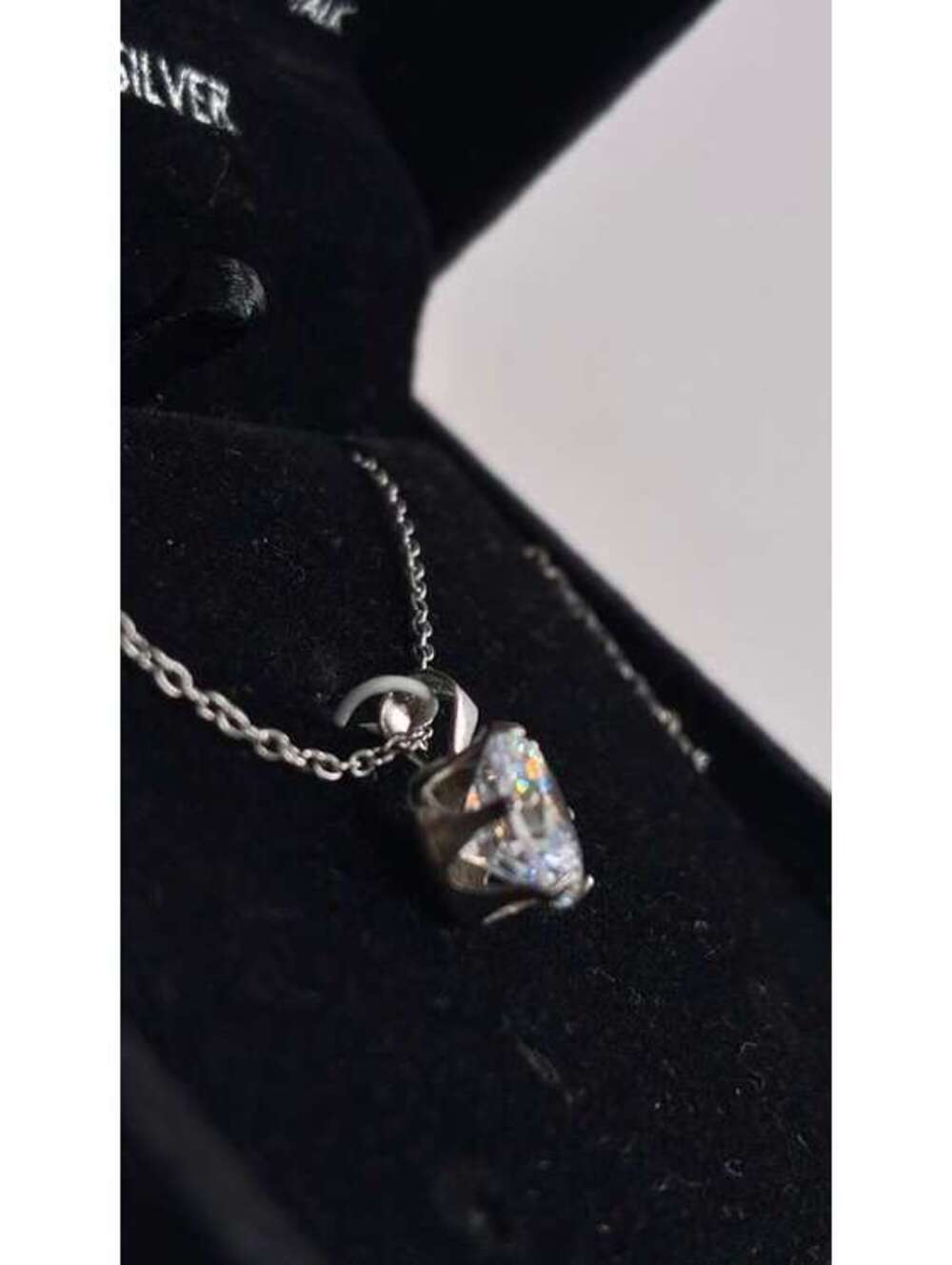 Gianni Bernini Sterling Silver Cubic Zirconia Pendant Necklace in Box - Picture 2 of 16